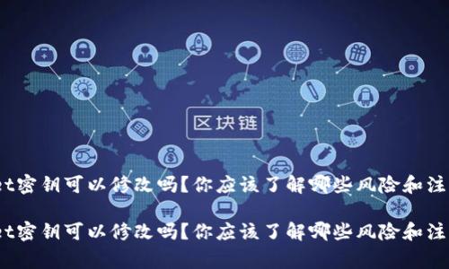 tpwallet密钥可以修改吗？你应该了解哪些风险和注意事项？

tpwallet密钥可以修改吗？你应该了解哪些风险和注意事项？